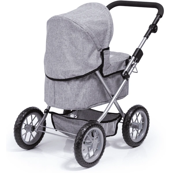 Bayer Design Poppenwagen Trendy , Grijs - Afbeelding 3