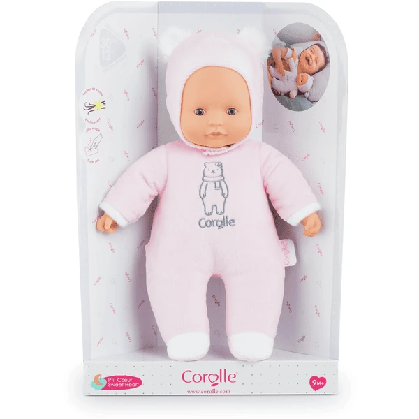 Corolle ® Mon Doudou Babypop Sweet Heart Roze Beer - Afbeelding 2