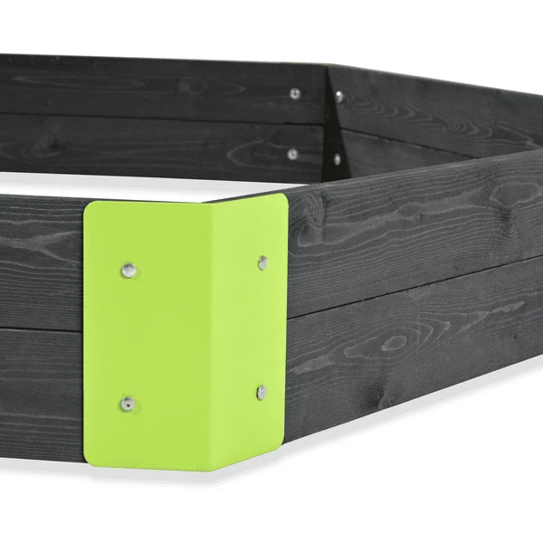 EXIT TOYS Exit Houten Zandbak Aksent Zeshoekig 200 X 170 Cm - Afbeelding 3