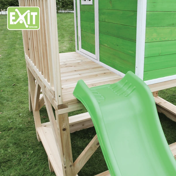 EXIT TOYS EXIT Loft 500 Houten Speelhuis - Groen - Afbeelding 5