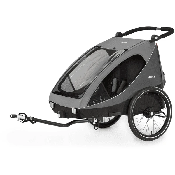 Hauck 2in1 Fietskar En Buggy Dryk Duo Grijs
