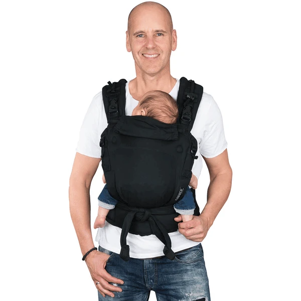 Hoppediz Draagzak Nabaca Basic-Set Regular Zwart - Afbeelding 4