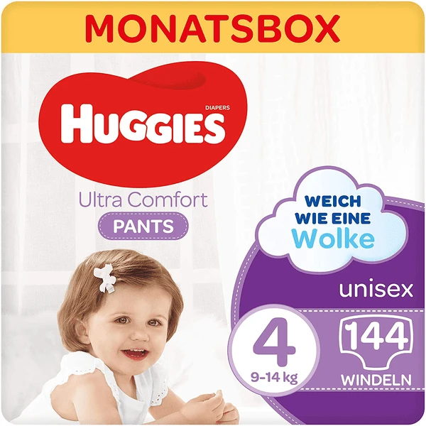 Huggies Zwemluiers Comfort Luierbroekje, Maat 4 144 Luierbroekje