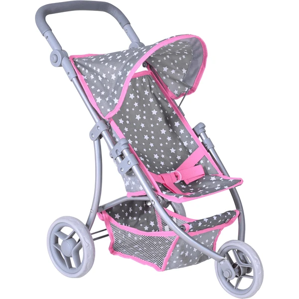 Knorr® Speelgoed Jogger Lio Poppenwagen - Ster Grijs - Afbeelding 3