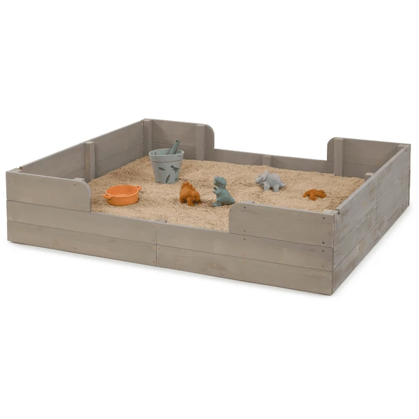 MUDDY BUDDY Zandbak Met Tent "Dino Lover" Warm Grijs - Afbeelding 3