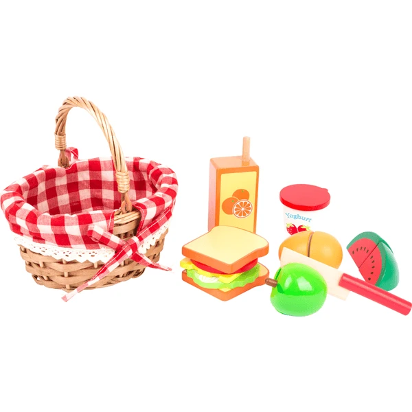 Small Foot® Picknickmand Met 'snijbaar' Eten - Afbeelding 2