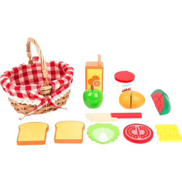Small Foot® Picknickmand Met 'snijbaar' Eten - Afbeelding 3