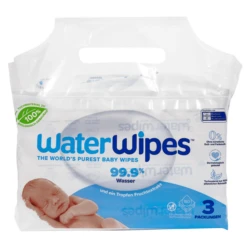 WaterWipes Babydoekjes, Biologisch Afbreekbaar, 360 Doekjes (6 X 60 Stuks)